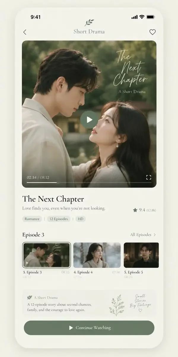 精彩漫剧APP界面预览